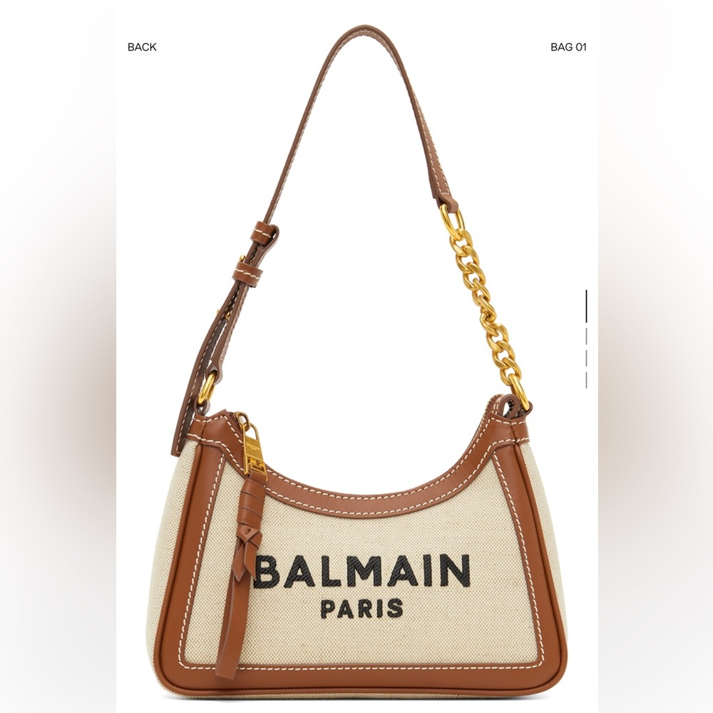Balmain Beige-B Army bag